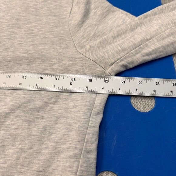 Athleta Open Overlap Front Hooded Cardigan Women Medium Soft Cozy Layer Casual - Picture 11 of 12